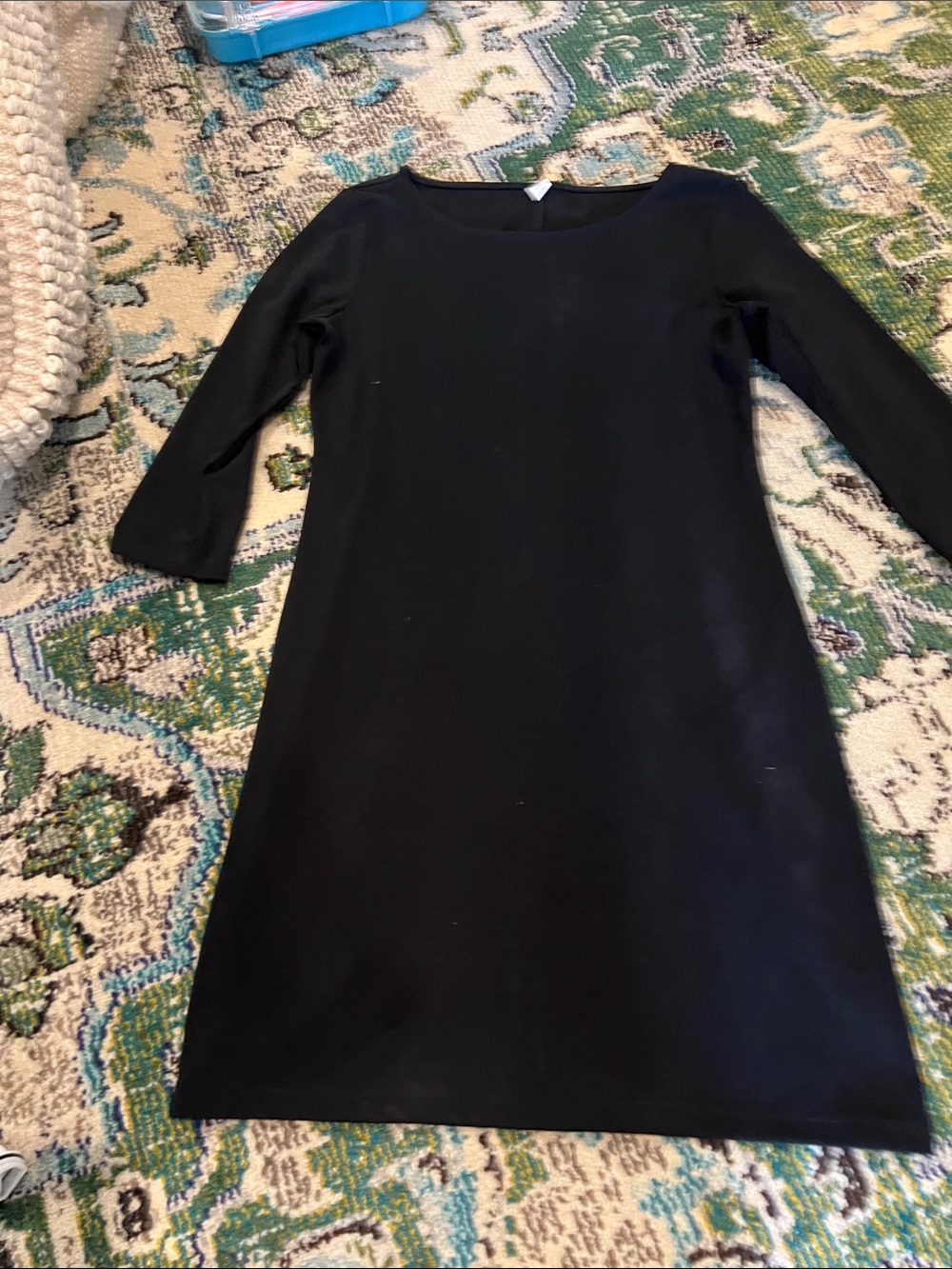 Old Navy Black Skirt with Pink Accent Nails in Frame